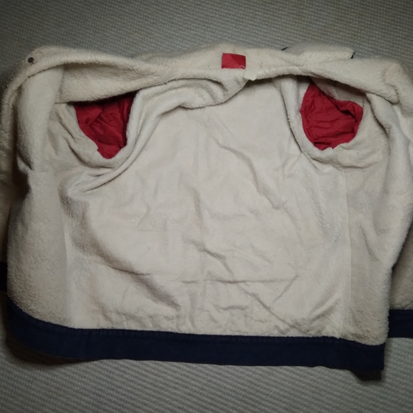 Vintage RARE* 1980s Dickies Sherpa Denim Jacket Trucker Sz XL - Picture 6 of 10